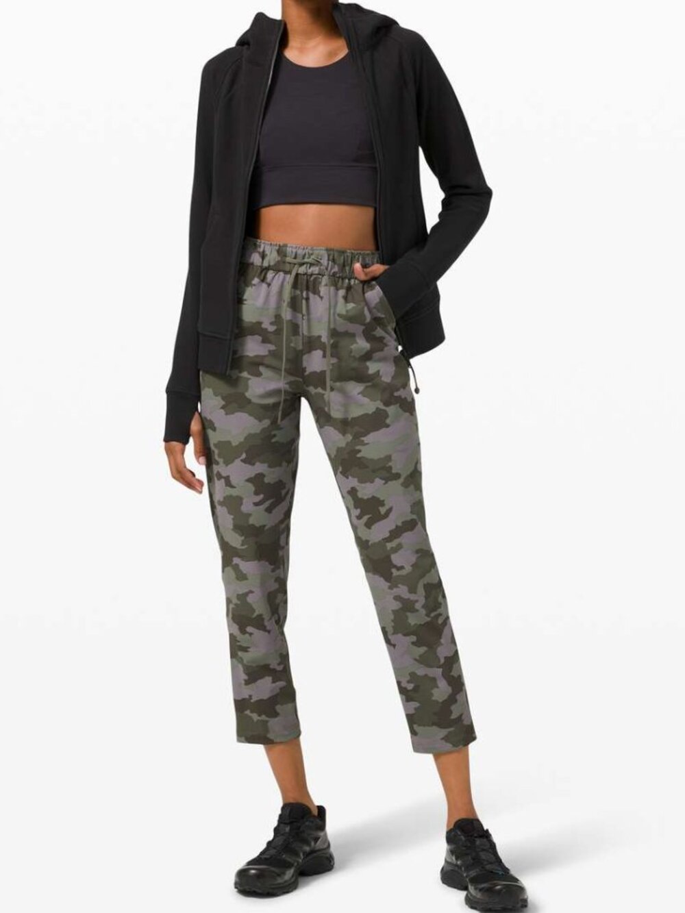 Lululemon Keep Moving Pant 7/8 High-Rise Heritage 365 Camo Dusky Lavender 6
